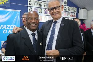 Cerim&ocirc;nia de posse do novo presidente do Rotary Club