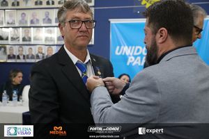 Cerim&ocirc;nia de posse do novo presidente do Rotary Club