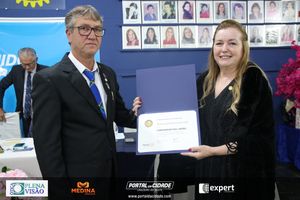 Cerim&ocirc;nia de posse do novo presidente do Rotary Club