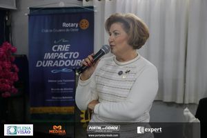 Cerim&ocirc;nia de posse do novo presidente do Rotary Club