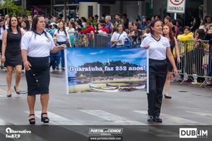 Desfile Alusivo ao anivers&aacute;rio de 252 anos de Guaratuba