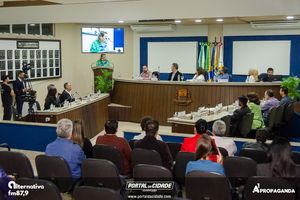 Entrega do T&iacute;tulo de Cidad&atilde; Honor&aacute;ria Margit Reatsch