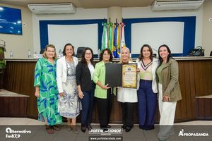 Entrega do T&iacute;tulo de Cidad&atilde; Honor&aacute;ria Margit Reatsch