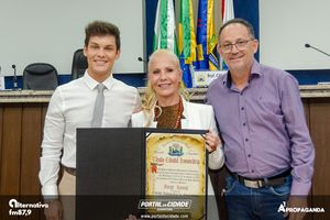 Entrega do T&iacute;tulo de Cidad&atilde; Honor&aacute;ria Margit Reatsch