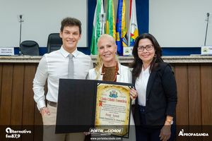 Entrega do T&iacute;tulo de Cidad&atilde; Honor&aacute;ria Margit Reatsch