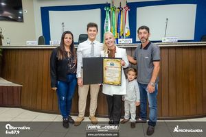 Entrega do T&iacute;tulo de Cidad&atilde; Honor&aacute;ria Margit Reatsch