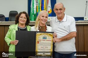 Entrega do T&iacute;tulo de Cidad&atilde; Honor&aacute;ria Margit Reatsch