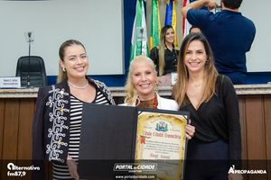 Entrega do T&iacute;tulo de Cidad&atilde; Honor&aacute;ria Margit Reatsch
