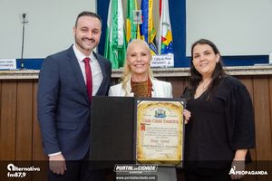 Entrega do T&iacute;tulo de Cidad&atilde; Honor&aacute;ria Margit Reatsch