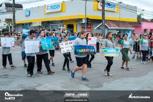Desfile Alusivo ao anivers&aacute;rio de 253 anos de Guaratuba