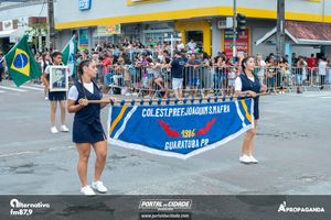 Desfile Alusivo ao anivers&aacute;rio de 253 anos de Guaratuba