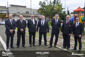 Hasteamento das Bandeiras nas comemora&ccedil;&otilde;es dos 253 anos de Guaratuba