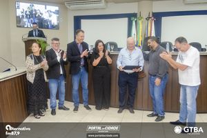 Entrega do T&iacute;tulo de Cidad&atilde;o Honor&aacute;rio Natanael Fanini