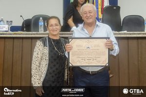 Entrega do T&iacute;tulo de Cidad&atilde;o Honor&aacute;rio Natanael Fanini
