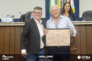 Entrega do T&iacute;tulo de Cidad&atilde;o Honor&aacute;rio Natanael Fanini