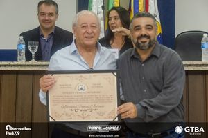 Entrega do T&iacute;tulo de Cidad&atilde;o Honor&aacute;rio Natanael Fanini