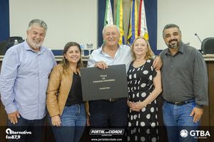 Entrega do T&iacute;tulo de Cidad&atilde;o Honor&aacute;rio Natanael Fanini