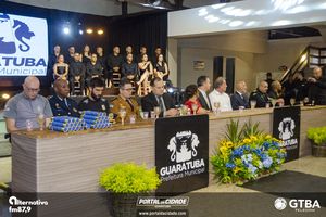Formatura da primeira turma da Guarda Civil Municipal de Guaratuba