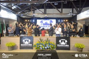 Formatura da primeira turma da Guarda Civil Municipal de Guaratuba