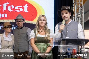 Apresenta&ccedil;&atilde;o da Presidente e do Vice-Presidente da 37&ordf; Oktoberfest de Igrejinha
