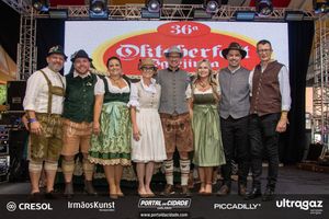 Apresenta&ccedil;&atilde;o da Presidente e do Vice-Presidente da 37&ordf; Oktoberfest de Igrejinha