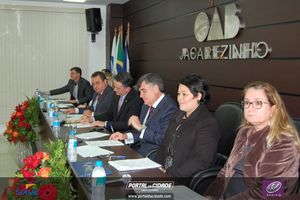 Solenidade de posse da OAB Paran&aacute;, subse&ccedil;&atilde;o de Jacarezinho para o tri&ecirc;nio 2022/2024