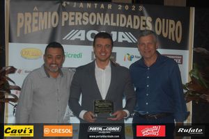 Pr&ecirc;mio Personalidades OURO 2023 ACIJA