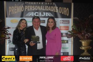 Pr&ecirc;mio Personalidades OURO 2023 ACIJA
