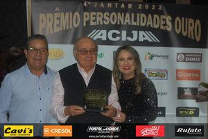 Pr&ecirc;mio Personalidades OURO 2023 ACIJA