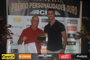 Pr&ecirc;mio Personalidades OURO 2023 ACIJA