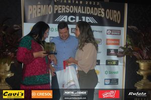 Pr&ecirc;mio Personalidades OURO 2023 ACIJA