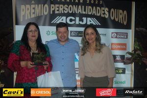Pr&ecirc;mio Personalidades OURO 2023 ACIJA