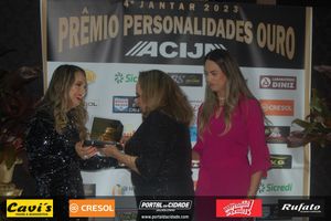 Pr&ecirc;mio Personalidades OURO 2023 ACIJA