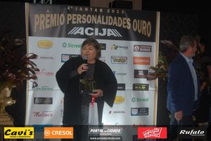 Pr&ecirc;mio Personalidades OURO 2023 ACIJA