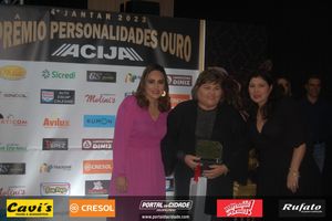 Pr&ecirc;mio Personalidades OURO 2023 ACIJA