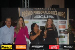 Pr&ecirc;mio Personalidades OURO 2023 ACIJA