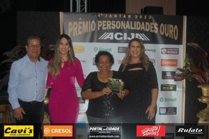 Pr&ecirc;mio Personalidades OURO 2023 ACIJA