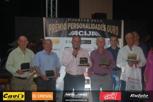 Pr&ecirc;mio Personalidades OURO 2023 ACIJA