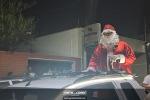 Chegada do Papai Noel - ACIJA