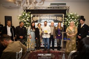 V Jantar Pr&ecirc;mio Personalidades Ouro 2024