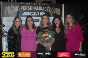 Pr&ecirc;mio Personalidades OURO 2023 ACIJA