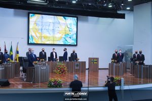 Cerim&ocirc;nia de Posse dos Vereadores, Prefeito e Vice prefeito da Cidade de Louveira