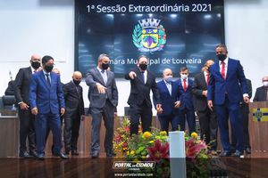 Cerim&ocirc;nia de Posse dos Vereadores, Prefeito e Vice prefeito da Cidade de Louveira