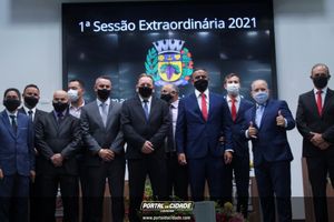Cerim&ocirc;nia de Posse dos Vereadores, Prefeito e Vice prefeito da Cidade de Louveira