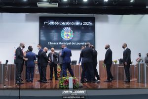 Cerim&ocirc;nia de Posse dos Vereadores, Prefeito e Vice prefeito da Cidade de Louveira