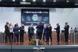 Cerim&ocirc;nia de Posse dos Vereadores, Prefeito e Vice prefeito da Cidade de Louveira