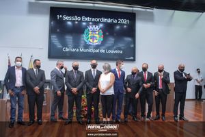 Cerim&ocirc;nia de Posse dos Vereadores, Prefeito e Vice prefeito da Cidade de Louveira