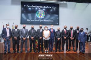 Cerim&ocirc;nia de Posse dos Vereadores, Prefeito e Vice prefeito da Cidade de Louveira
