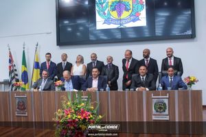 Cerim&ocirc;nia de Posse dos Vereadores, Prefeito e Vice prefeito da Cidade de Louveira
