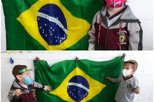 7 de Setembro na rede Municipal de Ensino em Louveira